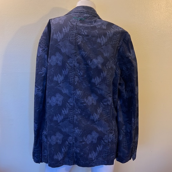 DESIGUAL Unisex 2 Button Double Vented Hawaiian 🌺 Floral Print Blazer - Picture 5 of 10